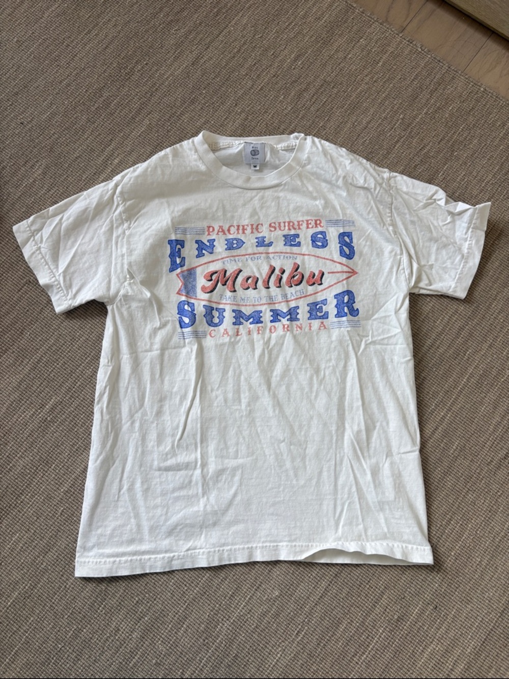 White Malibu Endless Summer Graphic Tee